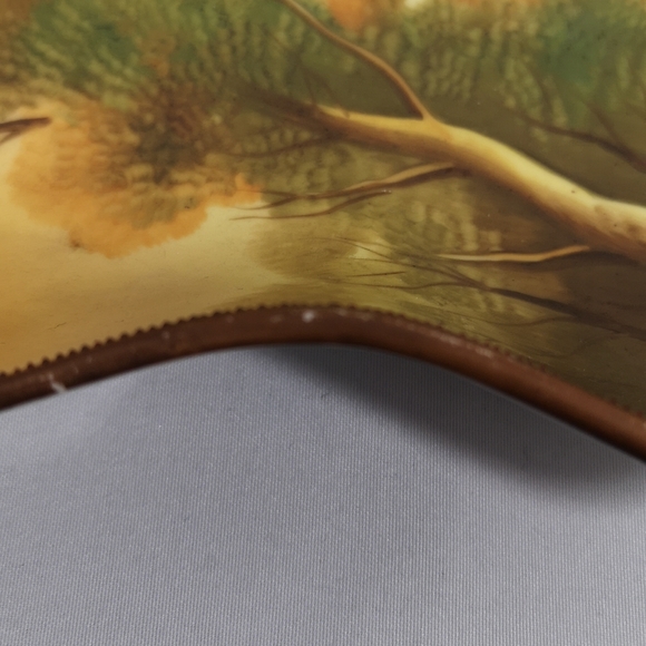 Antique Hand-Painted Shallow Bowl, Marked Nippon Japan 1891-1921 Great Conditio - Picture 9 of 9